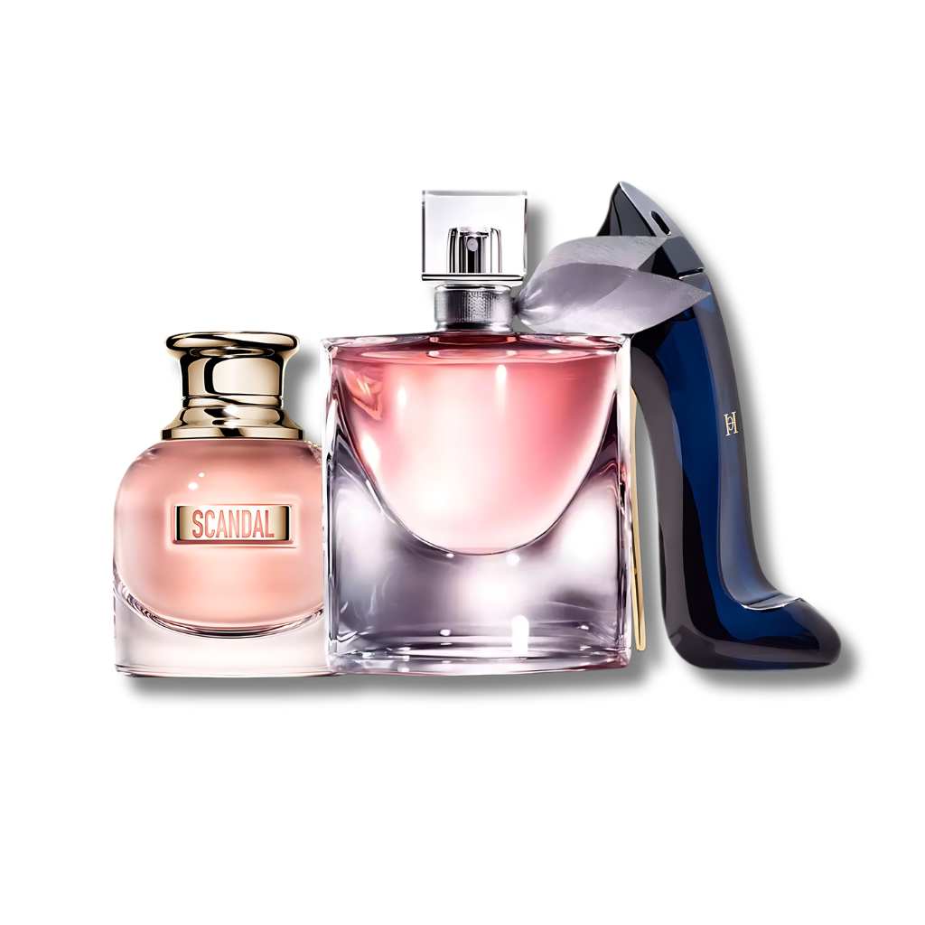 Set mit 3 Parfums: Good Girl, La Vie Est Belle und Scandal, je 100 ml