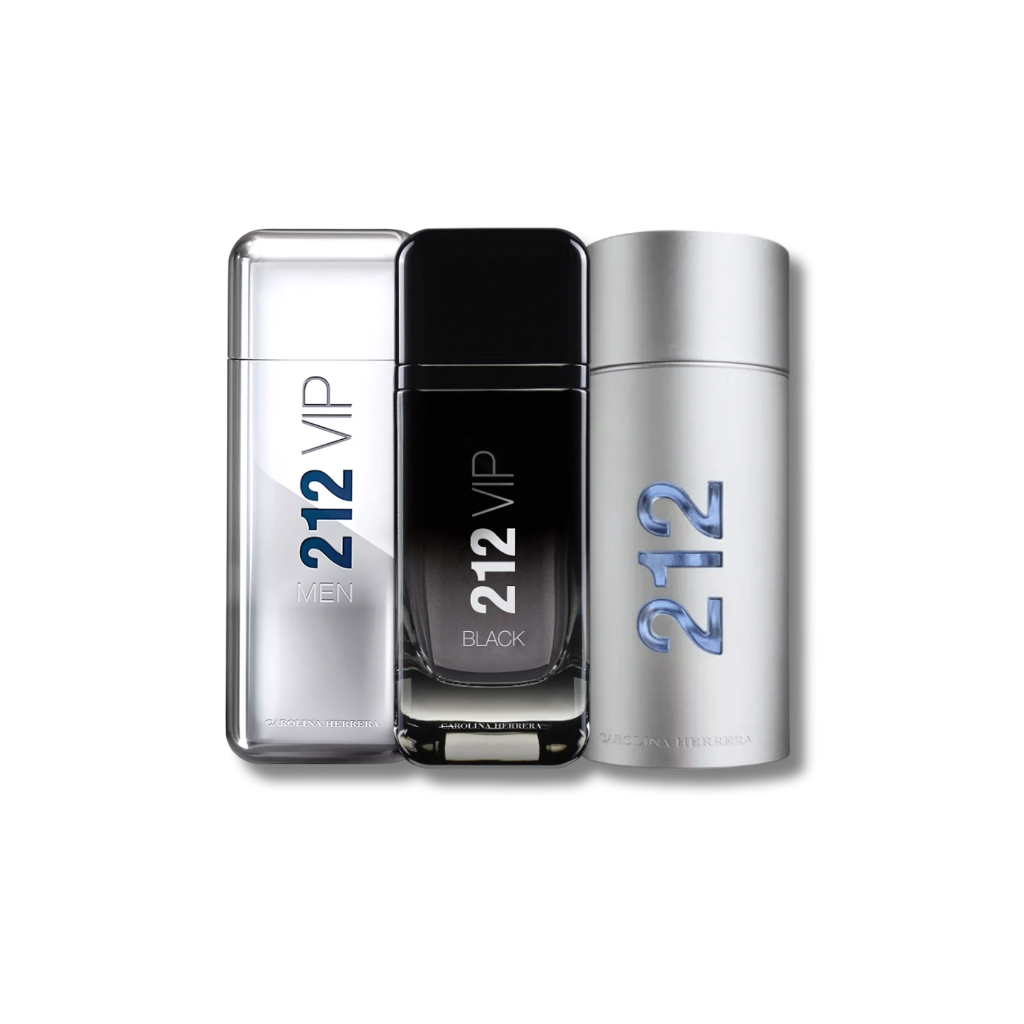 Set mit 3 Parfums: 212 VIP, 212 VIP Men und 212 Black, je 100 ml